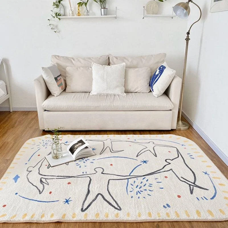 Modern Luxury Abstract Colorful Graffiti Rugs -