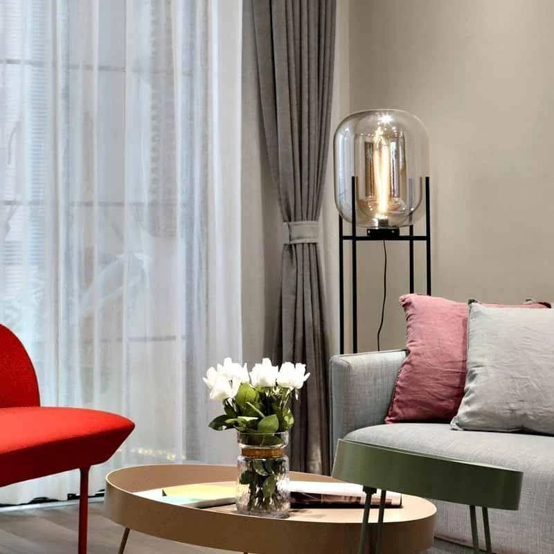 Modern Minimalist Lantern Floor Lamp: Illuminate Your Space in Style -