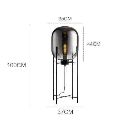 Modern Minimalist Lantern Floor Lamp: Illuminate Your Space in Style -