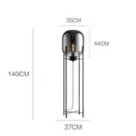 Modern Minimalist Lantern Floor Lamp Illuminate Your Space in Style