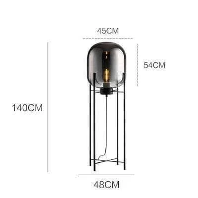 Modern Minimalist Lantern Floor Lamp: Illuminate Your Space in Style -