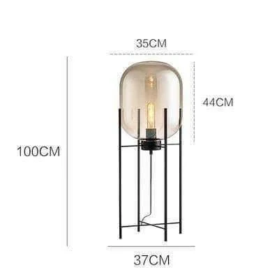 Modern Minimalist Lantern Floor Lamp: Illuminate Your Space in Style -