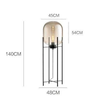 Modern Minimalist Lantern Floor Lamp: Illuminate Your Space in Style -