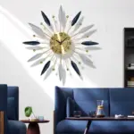 Modern Minimalist Large Wall Clock for Living Room 24 Inches