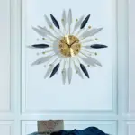Modern Minimalist Large Wall Clock for Living Room 24 Inches