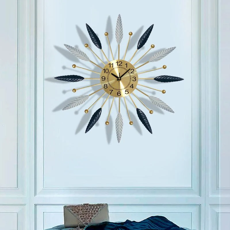 Modern Minimalist Large Wall Clock for Living Room 24 Inches -