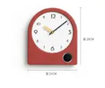 Modern Minimalist Wall Decor Clock for Living Room