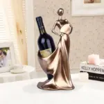 Modern Minimalist Wine holder Craft Sculptures and Statues