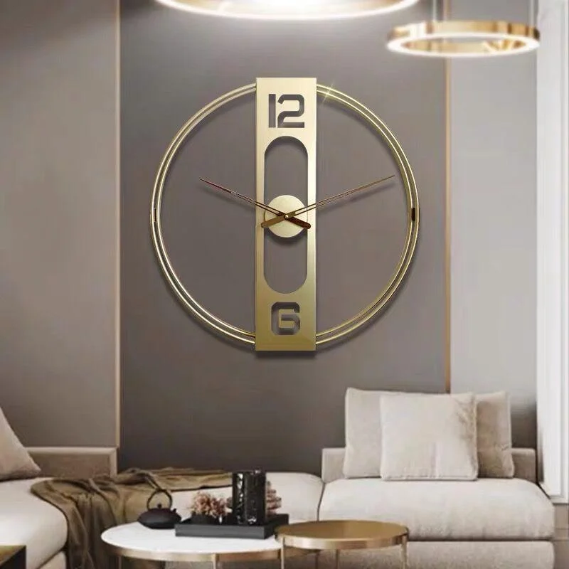 Modern Minimalistic Wall Clock for Livingroom 20 Inches -