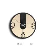 Modern Noiseless Wall Decor Clock for Home