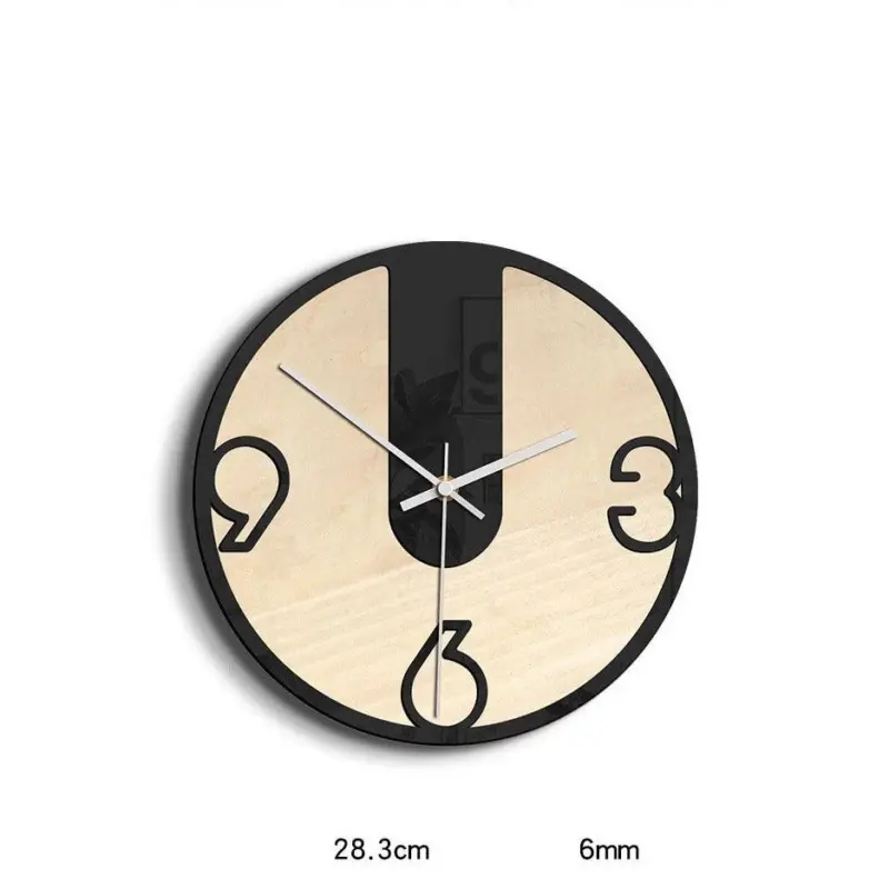 Modern Noiseless Wall Decor Clock for Home