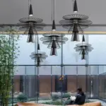 Modern Nordic Black Gold Chandeliers Led Lighting Hotel Dining Living Room