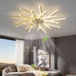 Modern Nordic Ceiling Fan Living Room Led Lighting Bedroom