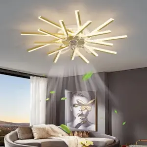 Modern Nordic Ceiling Fan Living Room Led Lighting Bedroom