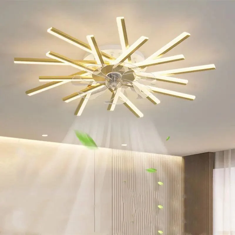 Modern Nordic Ceiling Fan Living Room Led Lighting Bedroom -