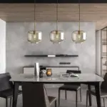 Modern Nordic Glass Pendant Light Industrial Kitchen Restaurant Fixture