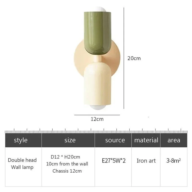 Modern Nordic LED Wall Lamps: Minimalist Elegance for Living Room and Bedroom -