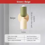 Modern Nordic LED Wall Lamps Minimalist Elegance for Living Room and Bedroom
