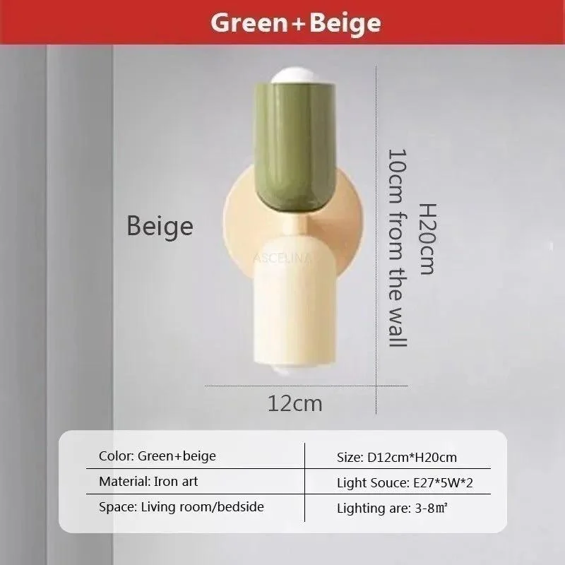 Modern Nordic LED Wall Lamps: Minimalist Elegance for Living Room and Bedroom -