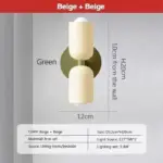 Modern Nordic LED Wall Lamps Minimalist Elegance for Living Room and Bedroom