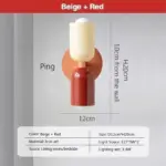 Modern Nordic LED Wall Lamps Minimalist Elegance for Living Room and Bedroom