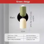 Modern Nordic LED Wall Lamps Minimalist Elegance for Living Room and Bedroom
