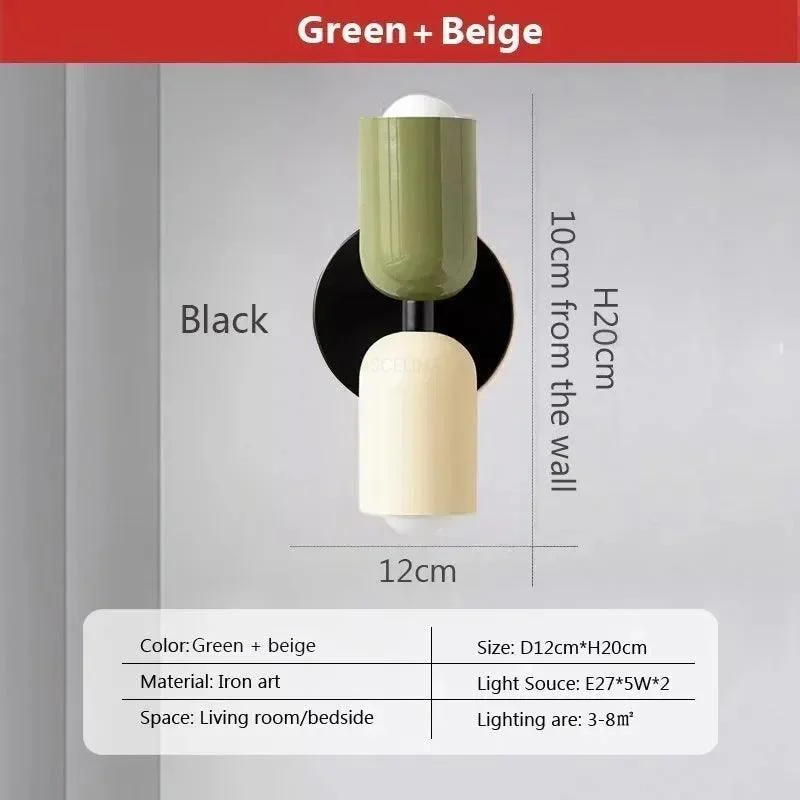 Modern Nordic LED Wall Lamps: Minimalist Elegance for Living Room and Bedroom -