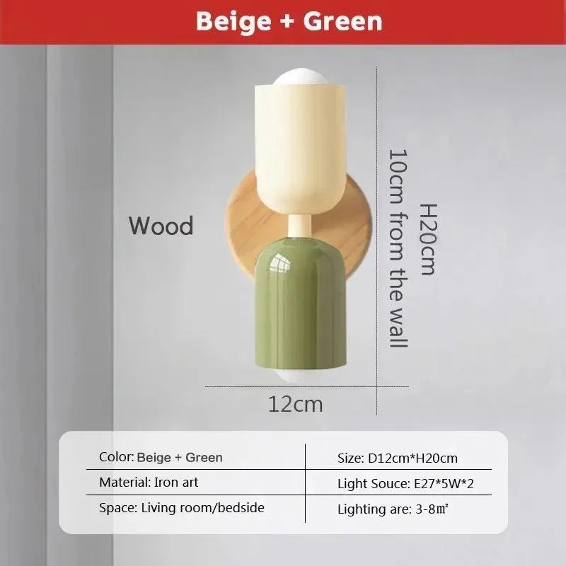 Modern Nordic LED Wall Lamps: Minimalist Elegance for Living Room and Bedroom -