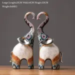 Modern Oriental Elephant Home Decor Sculpture
