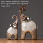 Modern Oriental Elephant Home Decor Sculpture