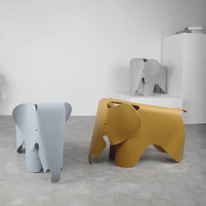 Modern Origami Elephant Stool Ottoman -