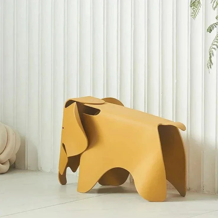 Modern Origami Elephant Stool Ottoman -