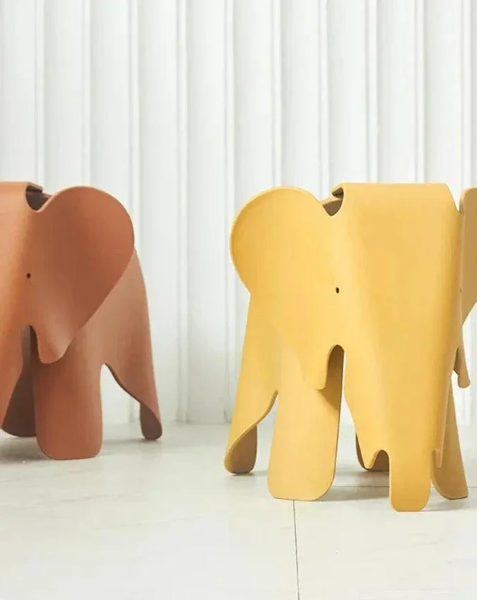 Modern Origami Elephant Stool Ottoman -