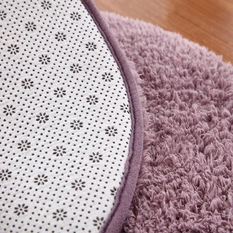 Modern Purple Green Rug For Living Room Carpet Soft non-slip door mats -
