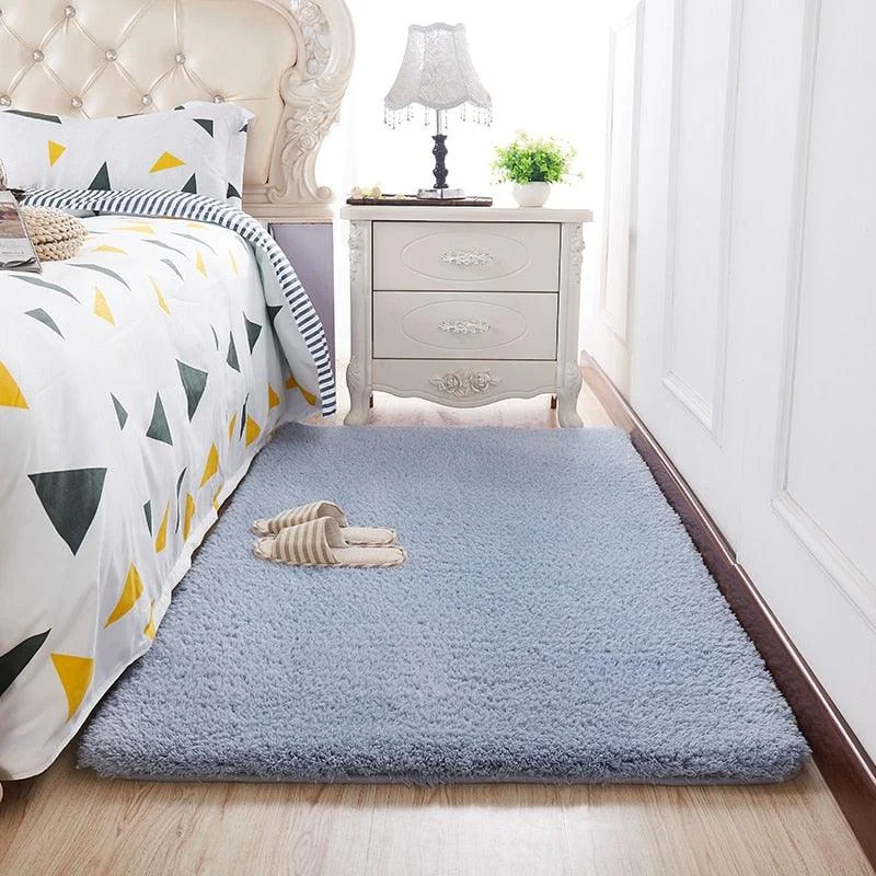 Modern Purple Green Rug For Living Room Carpet Soft non-slip door mats -