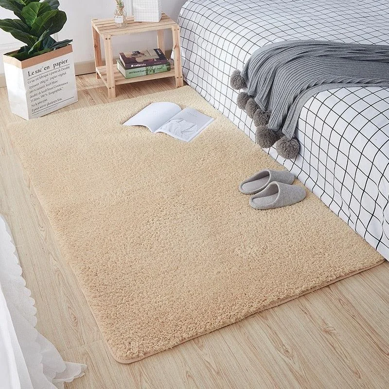 Modern Purple Green Rug For Living Room Carpet Soft non-slip door mats -