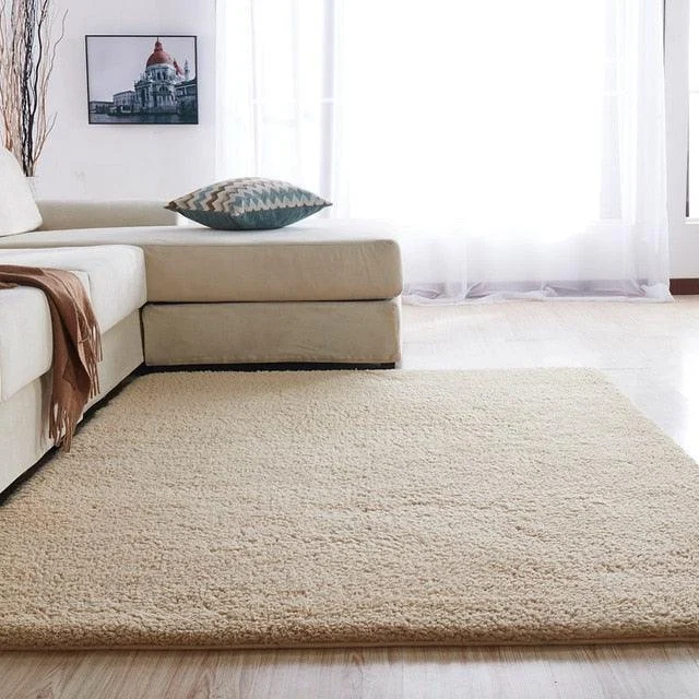 Modern Purple Green Rug For Living Room Carpet Soft non-slip door mats -