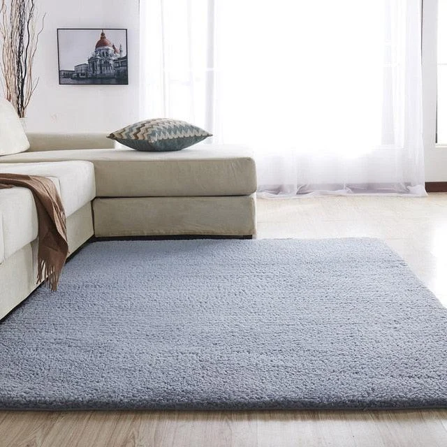 Modern Purple Green Rug For Living Room Carpet Soft non-slip door mats -