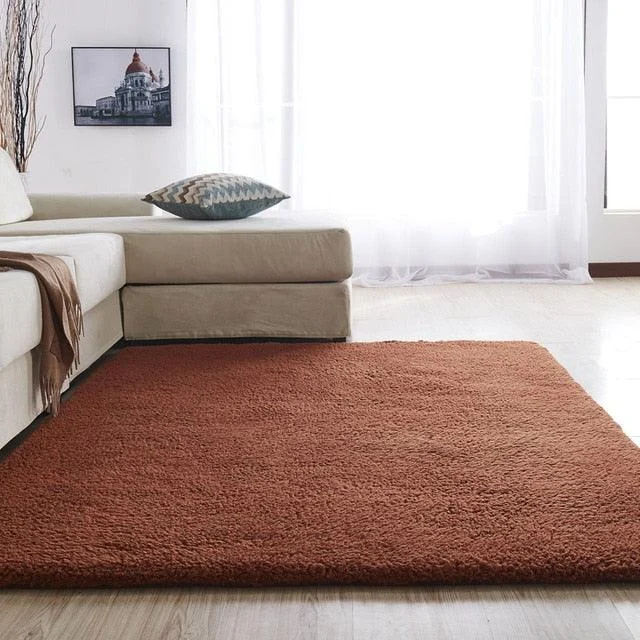 Modern Purple Green Rug For Living Room Carpet Soft non-slip door mats -
