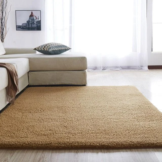 Modern Purple Green Rug For Living Room Carpet Soft non-slip door mats -