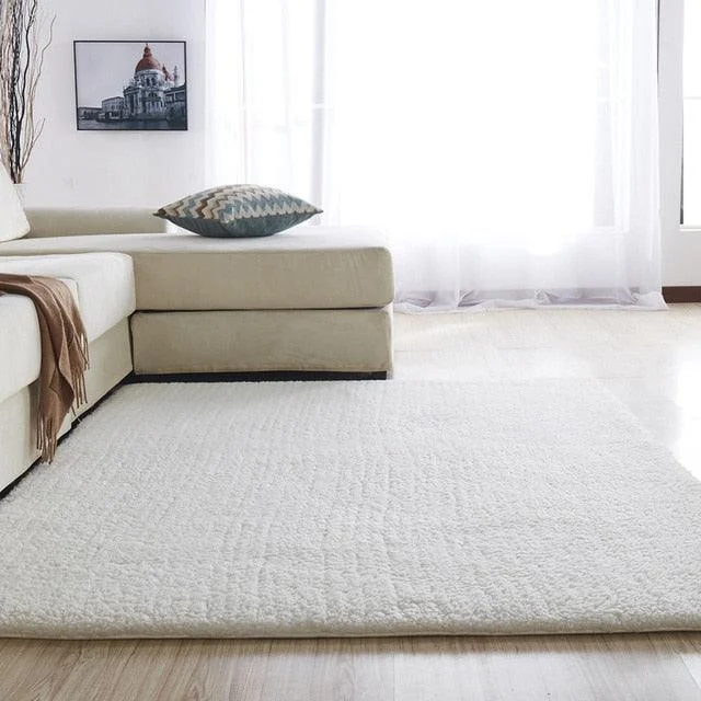 Modern Purple Green Rug For Living Room Carpet Soft non-slip door mats -