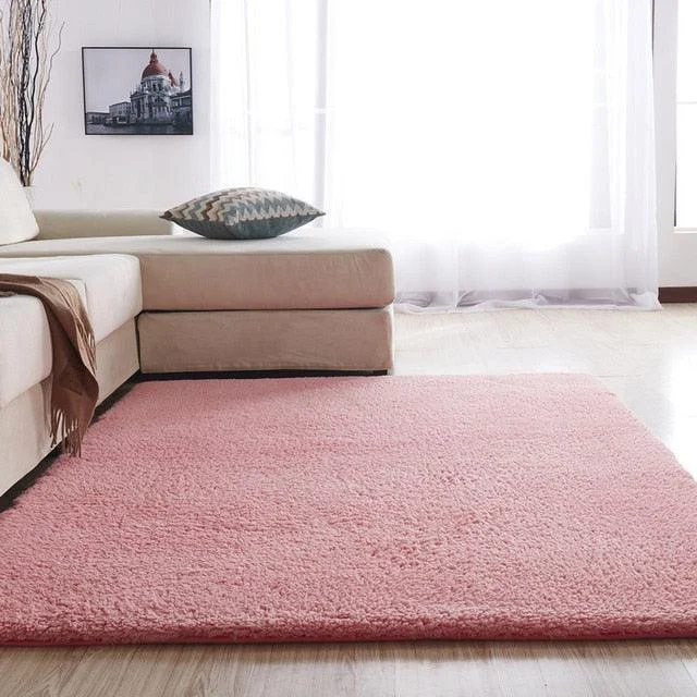 Modern Purple Green Rug For Living Room Carpet Soft non-slip door mats -