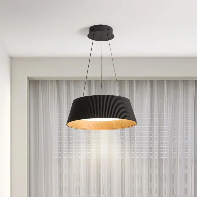 Modern Ribbed Pendant Light