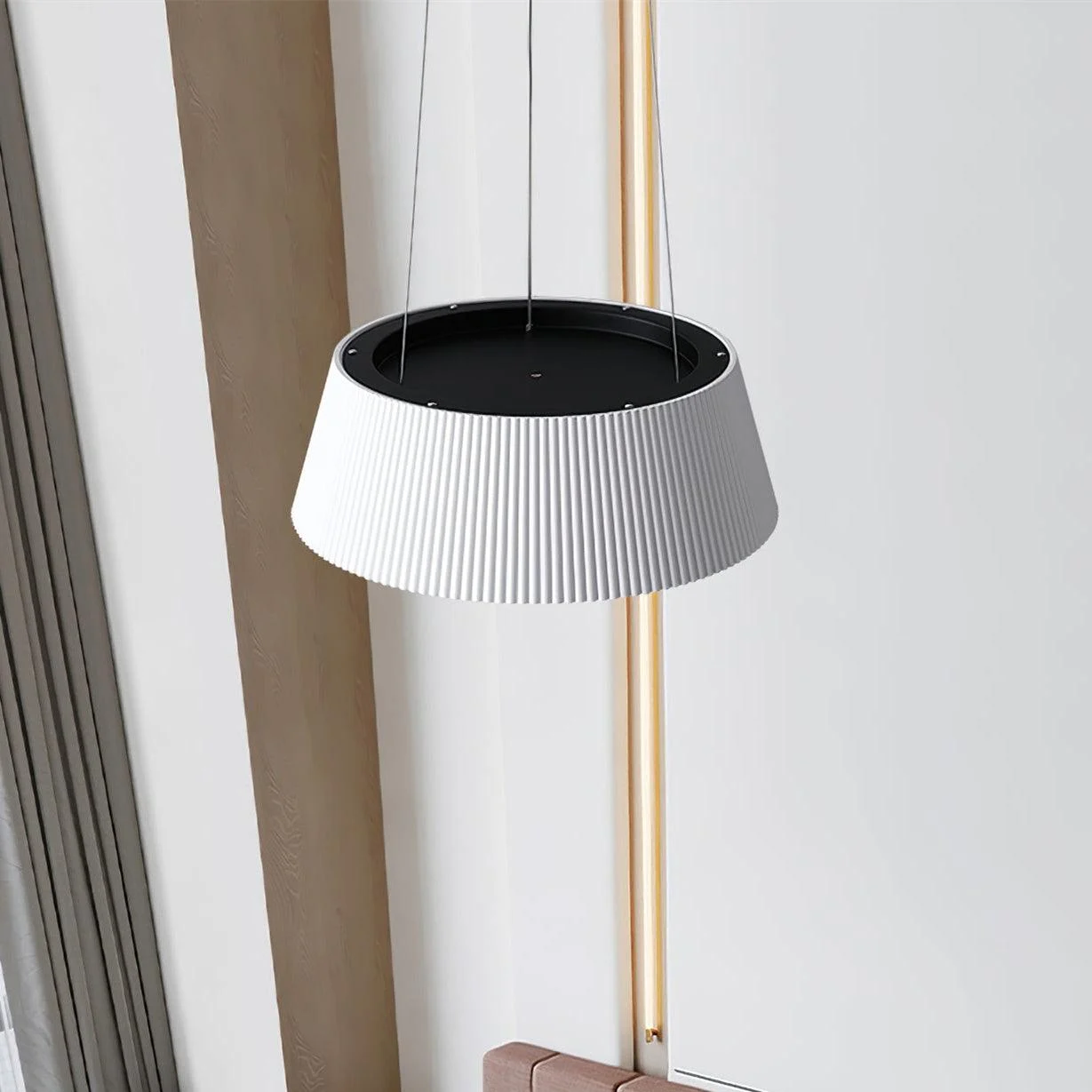 Modern Ribbed Pendant Light 14