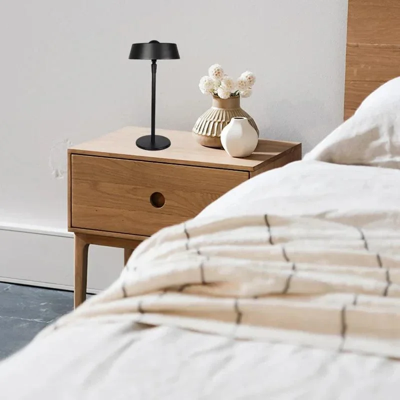 Modern Style White Black Unique Table Lamp Lighting Decorative Rechargeable -