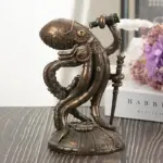 Modern Traveler Octopus Resin Home Living Room Sculptures and Statues