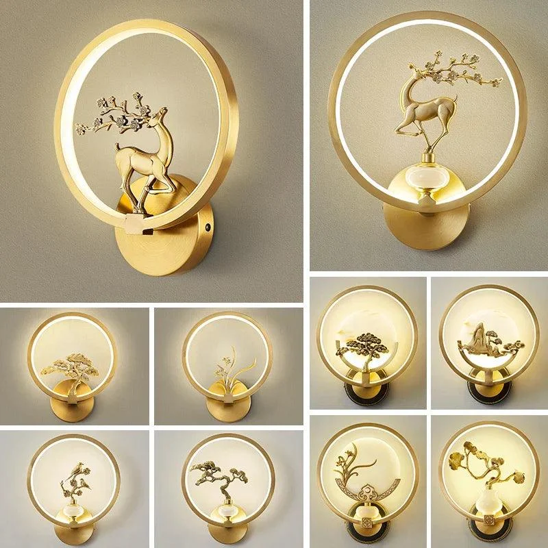 Modern Tree Flower LED Lighting Wall Lamp Dining Room Lamp Indoor -
