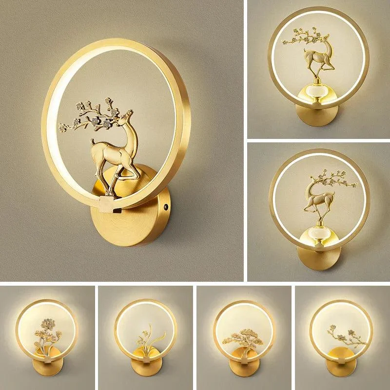 Modern Tree Flower LED Lighting Wall Lamp Dining Room Lamp Indoor -