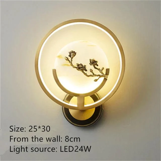 Modern Tree Flower LED Lighting Wall Lamp Dining Room Lamp Indoor -