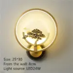 Modern Tree Flower LED Lighting Wall Lamp Dining Room Lamp Indoor